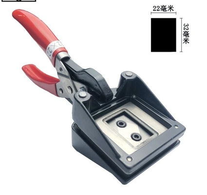 China Customized Hand Photo Cutter ID Card License 22mm X 32mm Manual Power supplier