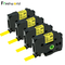 4PK TZe-631 TZ631 Compatible With Brother P Touch Label Tape 12mm Yellow PT-H100 supplier